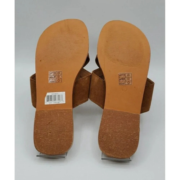 Ariat Women's Unbridled Ava Flat Sandal, Soft Cognac Suede Leather, Size 9 US - Picture 11 of 13